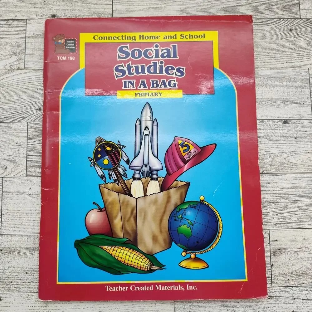 Social Studies‎ In A Bag PRIMARY GRADES 1995 Vtg Teacher Created Materials